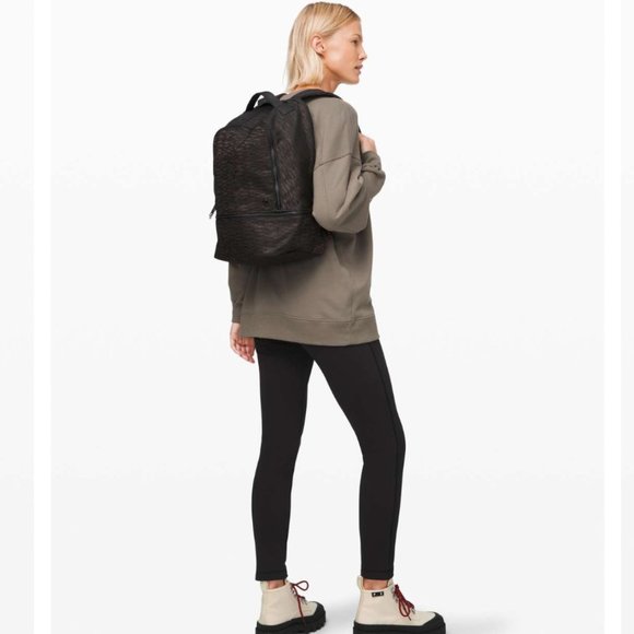 NWT Aqueous Ikat Jacquard Highlander lululemon City Adventurer Backpack *17L main image 4